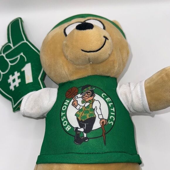 Boston Celtics Plush Bear with Foam Finger - Picture 3 of 6